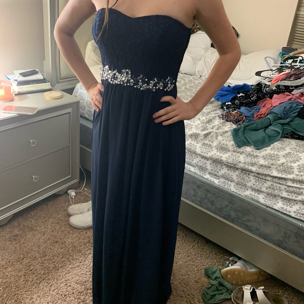 BEAUTIFUL BLUE LONG DRESS